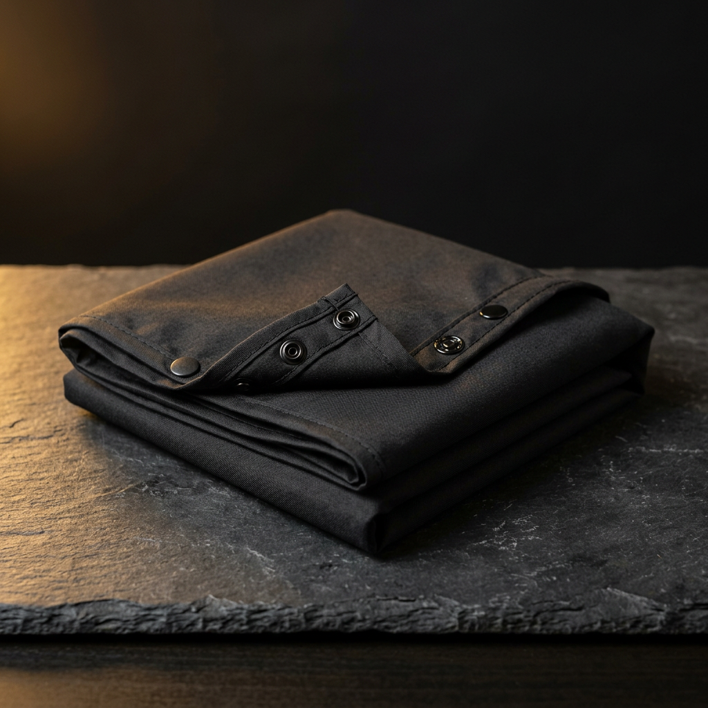 Barber Umhang Premium Schwarz